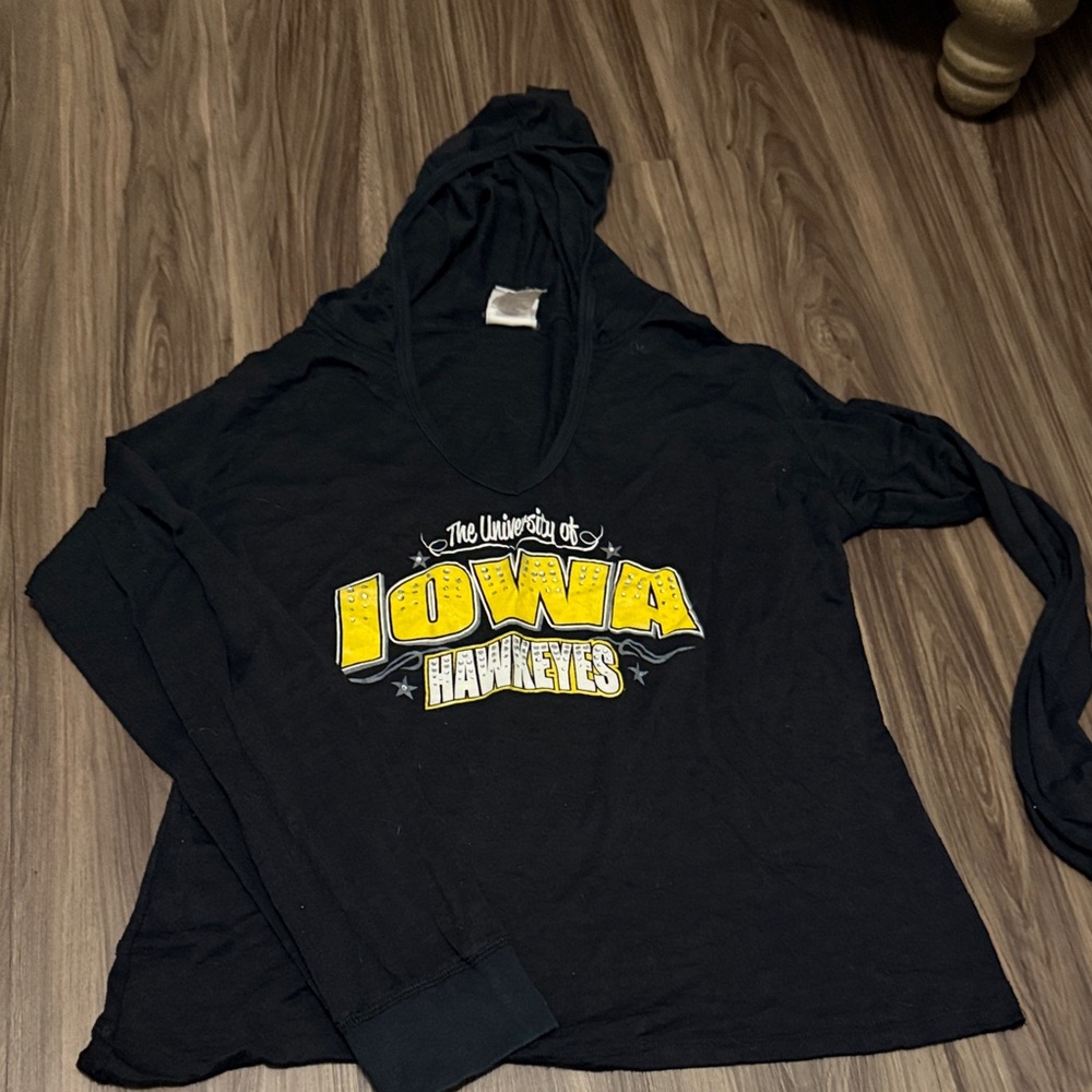 University of Iowa Hawkeyes sheer hoodie